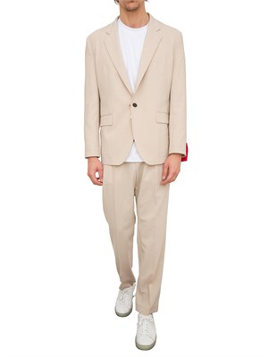 GIACCA MONOPETTO BOSS BEIGE in UOMO