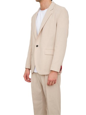 GIACCA MONOPETTO BOSS BEIGE in UOMO