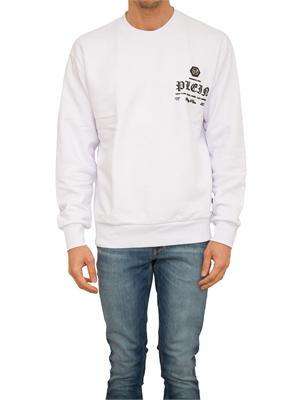 FELPA PHILIPP PLEIN BIANCO in UOMO