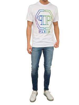 T-SHIRT PHILIPP PLEIN BIANCO in UOMO