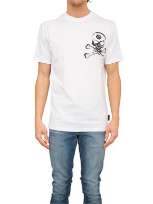 T-SHIRT PHILIPP PLEIN BIANCO in UOMO