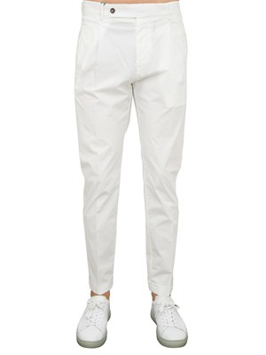 PANTALONE CASUAL BERWICH BIANCO in UOMO