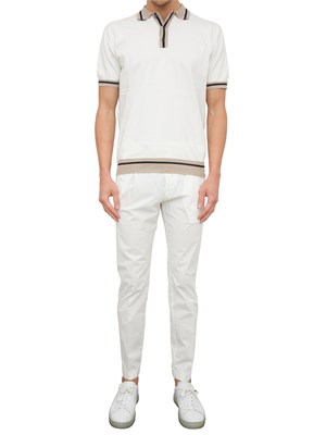 PANTALONE CASUAL BERWICH BIANCO in UOMO