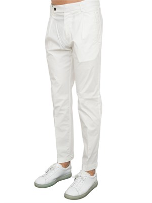 PANTALONE CASUAL BERWICH BIANCO in UOMO