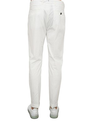 PANTALONE CASUAL BERWICH BIANCO in UOMO