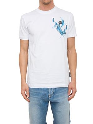 T-SHIRT PHILIPP PLEIN BIANCO in UOMO
