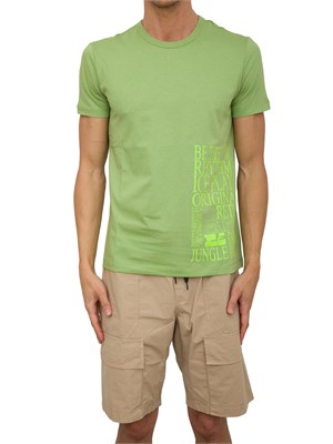 T-SHIRT ICE PLAY VERDE in UOMO