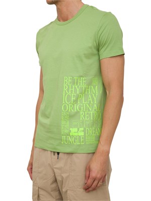 T-SHIRT ICE PLAY VERDE in UOMO