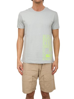 T-SHIRT ICE PLAY GRIGIO in UOMO