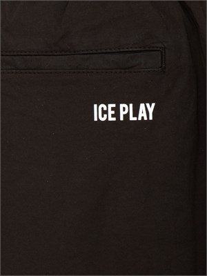 PANTALONE BERMUDA ICE PLAY NERO in UOMO