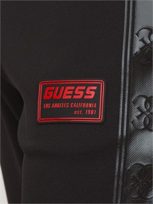 PANTALONE TUTA GUESS JEANS NERO in UOMO