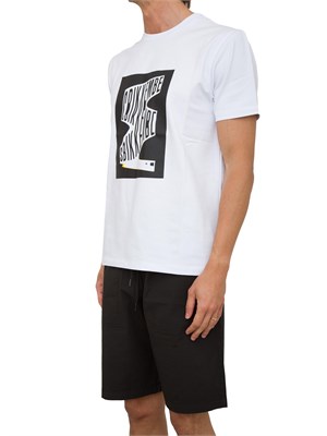 T-SHIRT BIKKEMBERGS BIANCO in UOMO