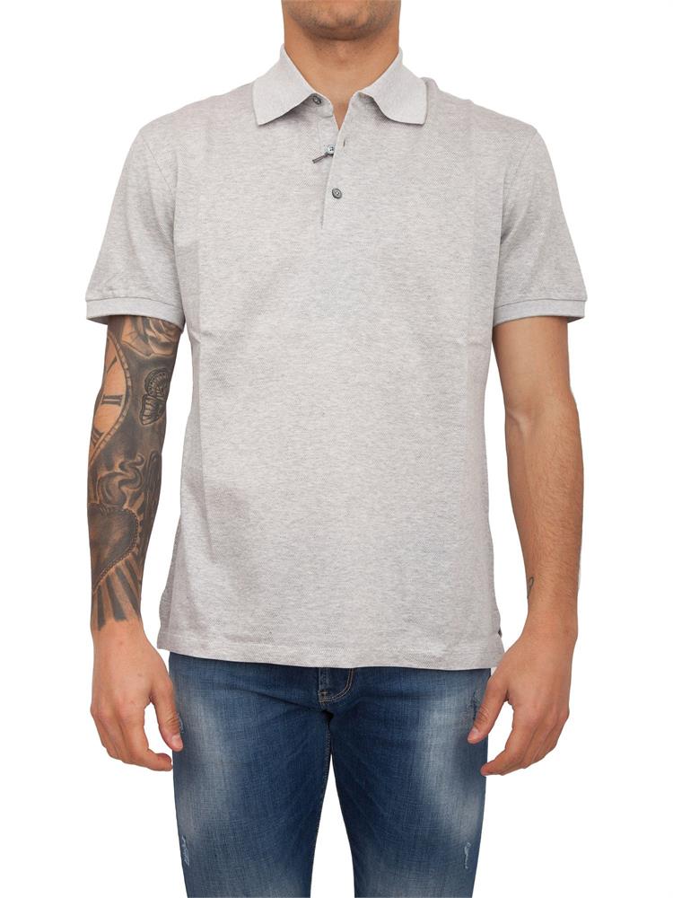 POLO ERMENEGILDO ZEGNA GRIGIO