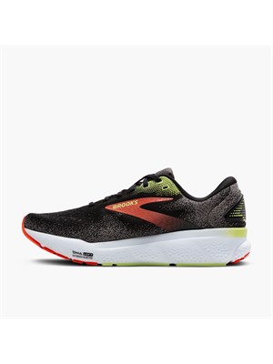 BROOKS 110418 049 Ghost 16 Rosso-Nero-Giallo Uomo in Scarpe