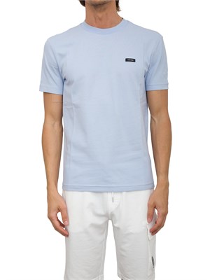 T-SHIRT CALVIN KLEIN AZZURRO in UOMO