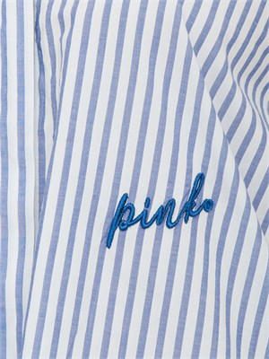 CAMICIA MANICA LUNGA PINKO BLU in DONNA