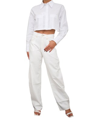 PANTALONE CASUAL PINKO BIANCO in DONNA