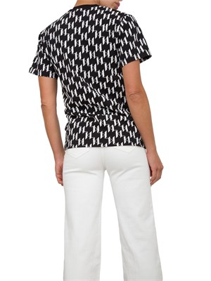 T-SHIRT K.LAGERFELD NERO in DONNA