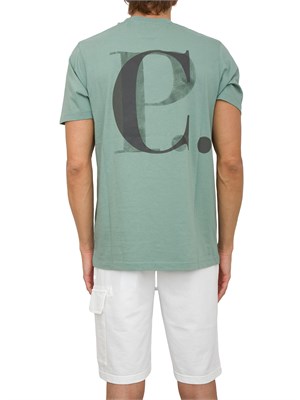 T-SHIRT C.P. COMPANY VERDE in UOMO