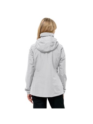 JACK WOLFSKIN 1111202 6709 Felpa Fz Cap Grigio Donna in Abbigliamento