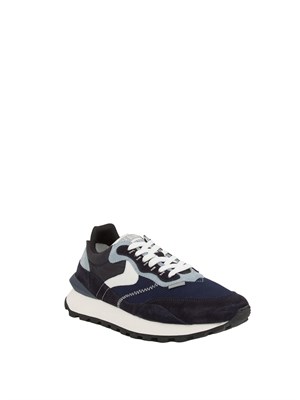 SNEAKERS VOILE BLANCHE BLU in UOMO