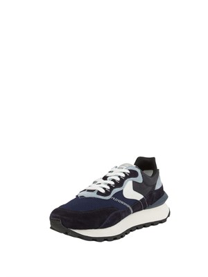 SNEAKERS VOILE BLANCHE BLU in UOMO