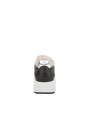 SNEAKERS VOILE BLANCHE NERO in DONNA