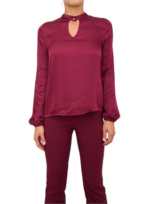 BLUSA FRACOMINA BORDEAUX in DONNA