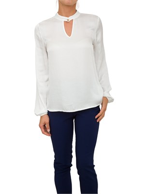 BLUSA FRACOMINA BIANCO in DONNA