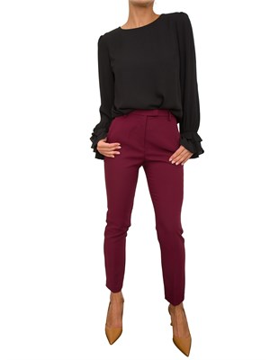 PANTALONE CASUAL FRACOMINA BORDEAUX in DONNA