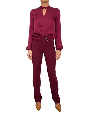 PANTALONE CASUAL FRACOMINA BORDEAUX in DONNA