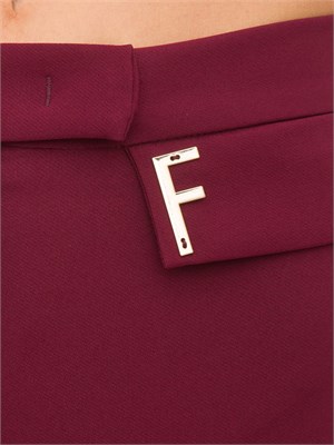 PANTALONE CASUAL FRACOMINA BORDEAUX in DONNA