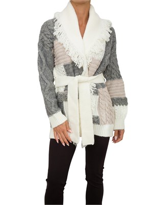 CARDIGAN NENETTE BIANCO in DONNA