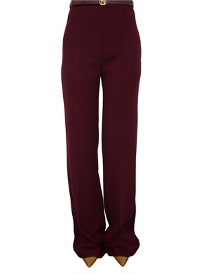 PANTALONE CASUAL ELISABETTA FRANCHI BORDEAUX in DONNA