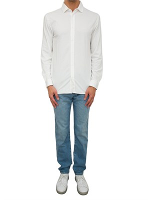 CAMICIA MANICA LUNGA ARMANI EXCHANGE BIANCO in UOMO