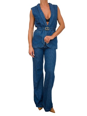 JEANS TWIN-SET BLU DENIM in DONNA