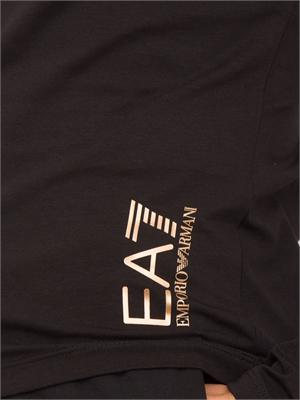 T-SHIRT EA7 EMPORIO ARMANI NERO in DONNA