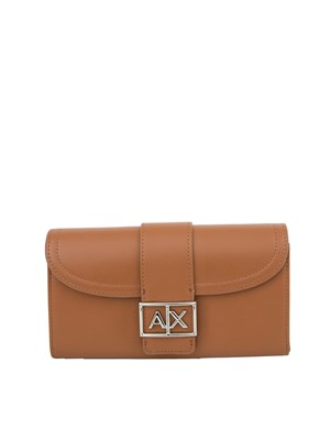 BORSA A SPALLA ARMANI EXCHANGE CUOIO in DONNA