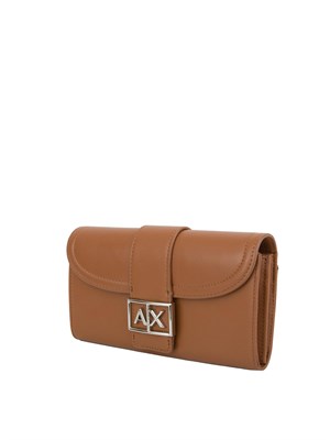 BORSA A SPALLA ARMANI EXCHANGE CUOIO in DONNA