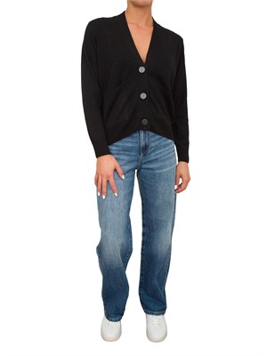 CARDIGAN ARMANI EXCHANGE NERO in DONNA