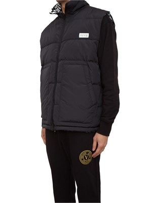 GILET VERSACE JEANS COUTURE NERO in UOMO