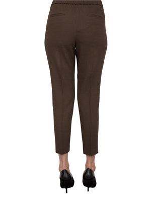 PANTALONE CASUAL PESERICO MARRONE in DONNA