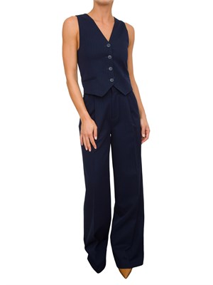 PANTALONE CASUAL TWIN-SET BLU in DONNA