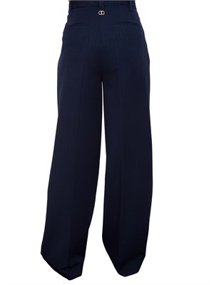 PANTALONE CASUAL TWIN-SET BLU in DONNA