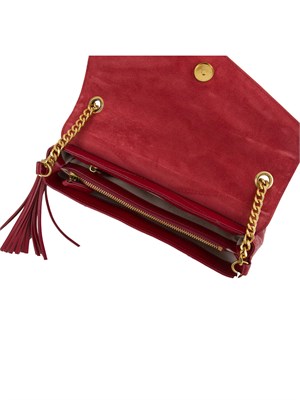 BORSA A SPALLA TWIN-SET BORDEAUX in DONNA