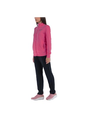 CHAMPION 116899 Ps044 Tuta Full Zip Rosa-Nero Donna in Abbigliamento