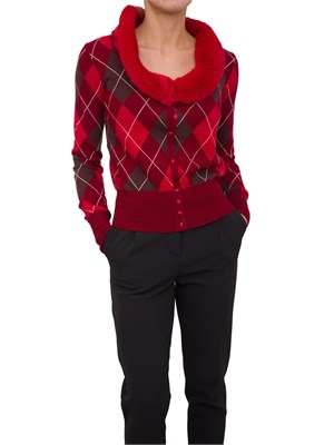 CARDIGAN BLUGIRL ROSSO in DONNA