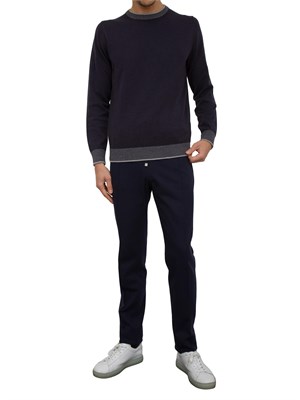 PANTALONE CASUAL PESERICO BLU in UOMO