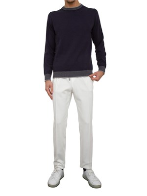 PANTALONE CASUAL PESERICO BIANCO in UOMO