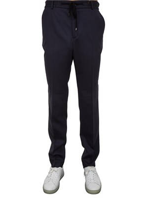 PANTALONE CASUAL PESERICO BLU in UOMO